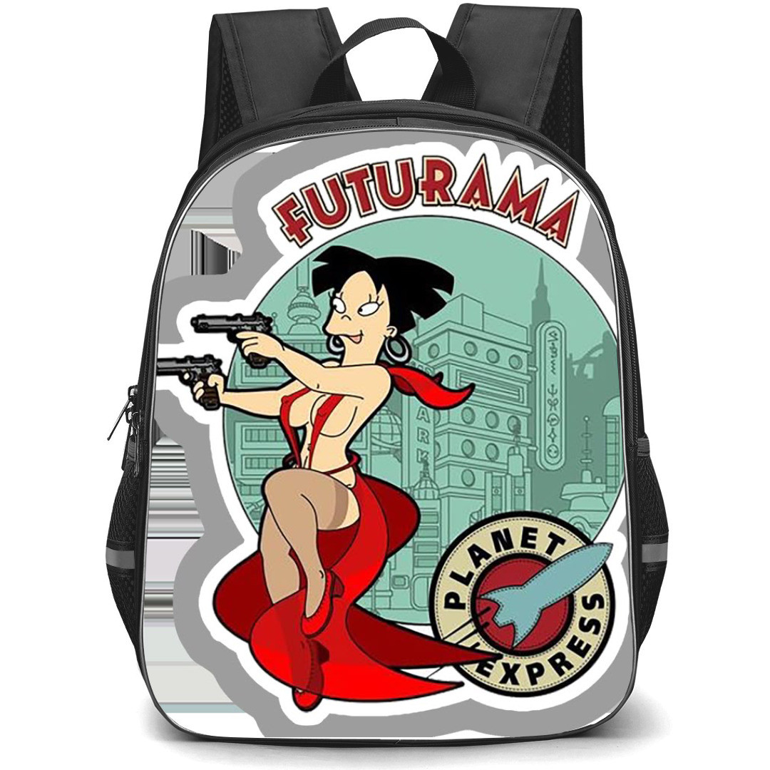 Futurama Amy Backpack StudentPack - Amy Shoot Pistol Sticker Series Poster