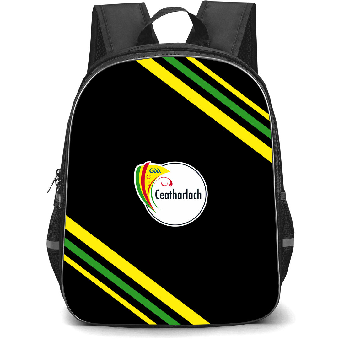 Carlow County Football Team Backpack School Bag StudentPack - Carlow County Football Team Large Logo With Stripe