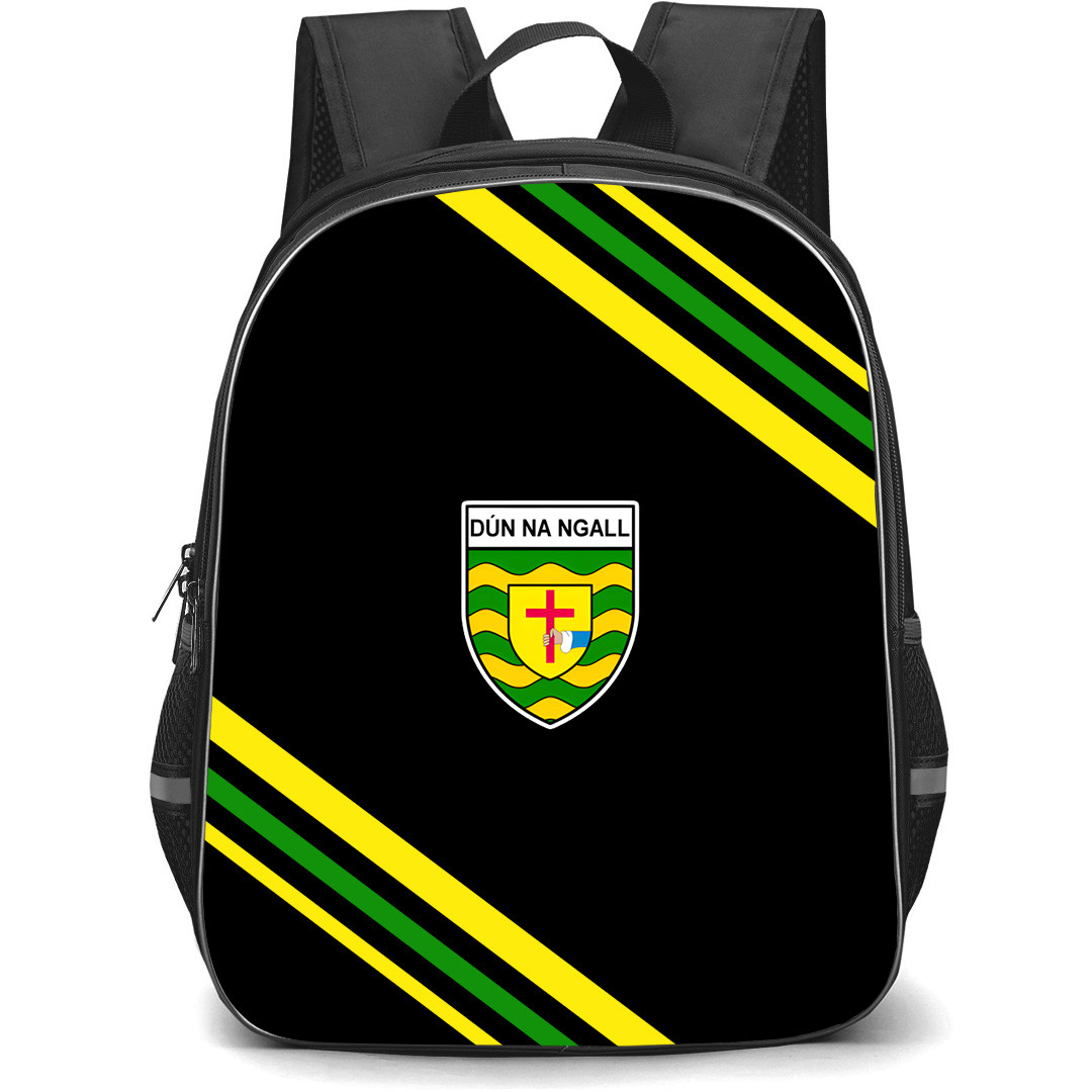 Donegal County Football Team Backpack School Bag StudentPack - Donegal County Football Team Large Logo With Stripe