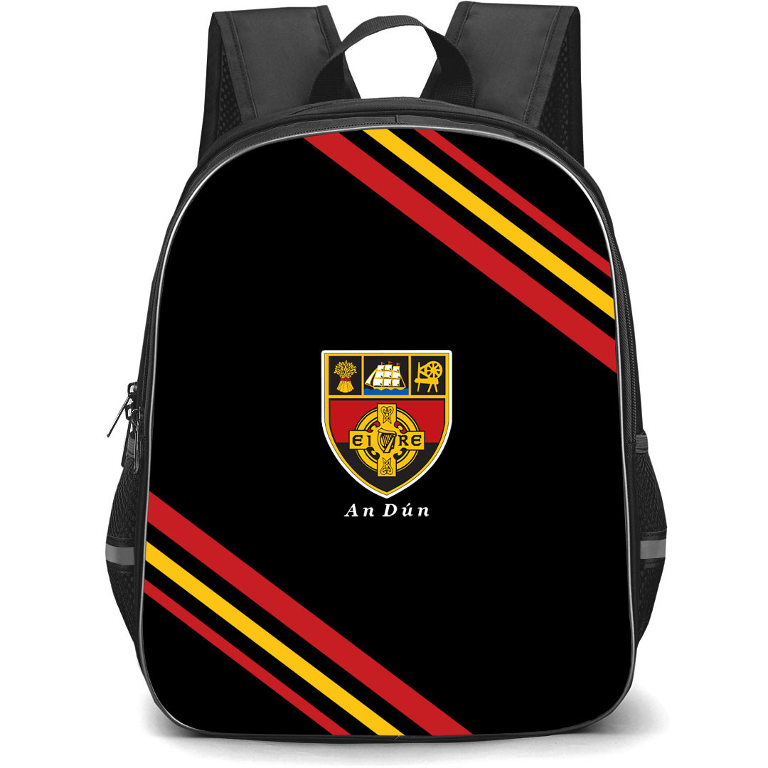 Down County Football Team Backpack School Bag StudentPack - Down County Football Team Large Logo With Stripe
