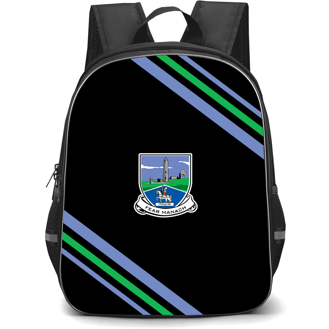 Fermanagh County Football Team Backpack School Bag StudentPack - Fermanagh County Football Team Large Logo With Stripe