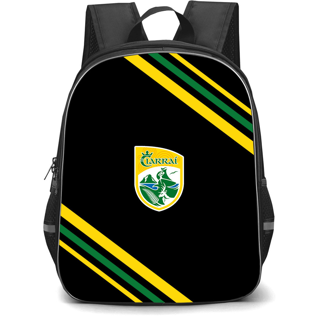 Kerry County Football Team Backpack School Bag StudentPack - Kerry County Football Team Large Logo With Stripe