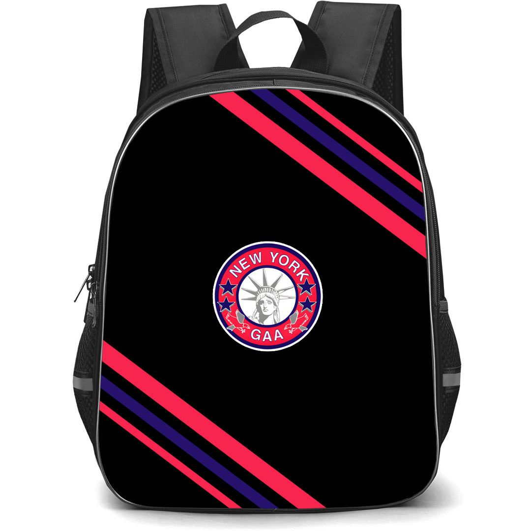New York County Football Team Backpack School Bag StudentPack - New York County Football Team Large Logo With Stripe