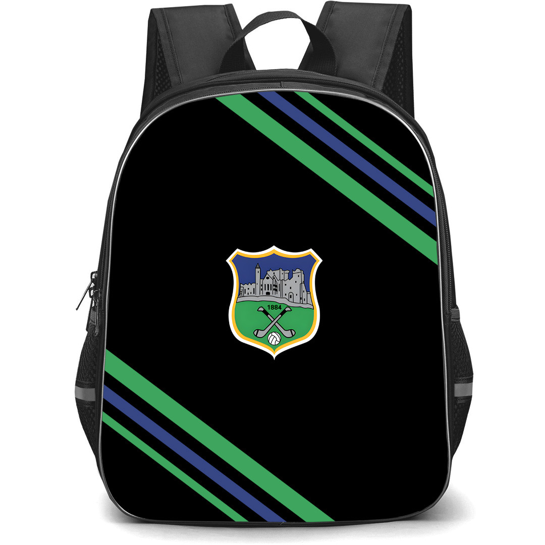 Tipperary County Football Team Backpack School Bag StudentPack - Tipperary County Football Team Large Logo With Stripe
