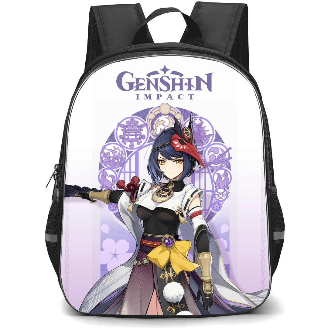 Genshin Impact Kujou Sara Backpack StudentPack - Kujou Sara Character Series