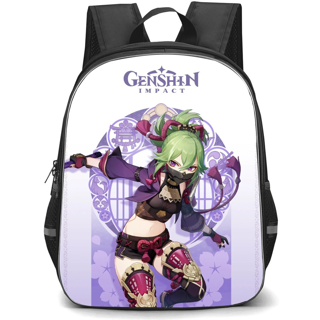 Genshin Impact Kuki Shinobu Backpack StudentPack - Kuki Shinobu Character Series