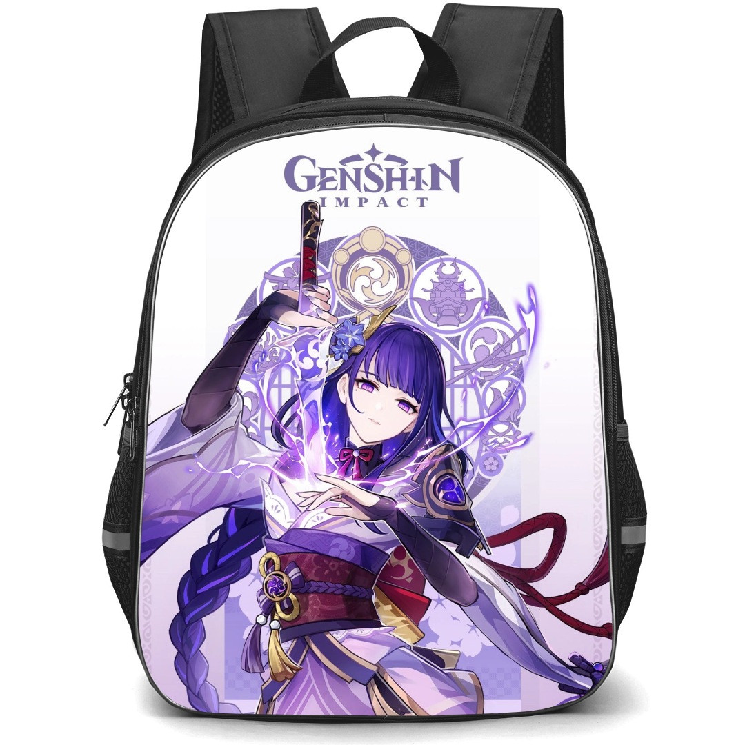 Genshin Impact Raiden Shogun Backpack StudentPack - Raiden Shogun Character Series
