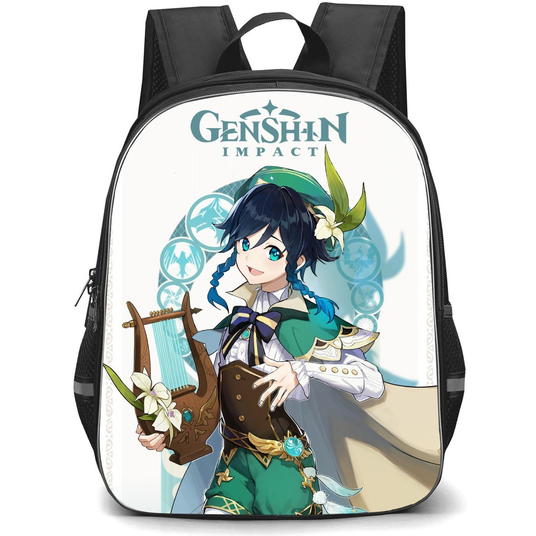 Genshin Impact Venti Backpack StudentPack - Venti Character Series