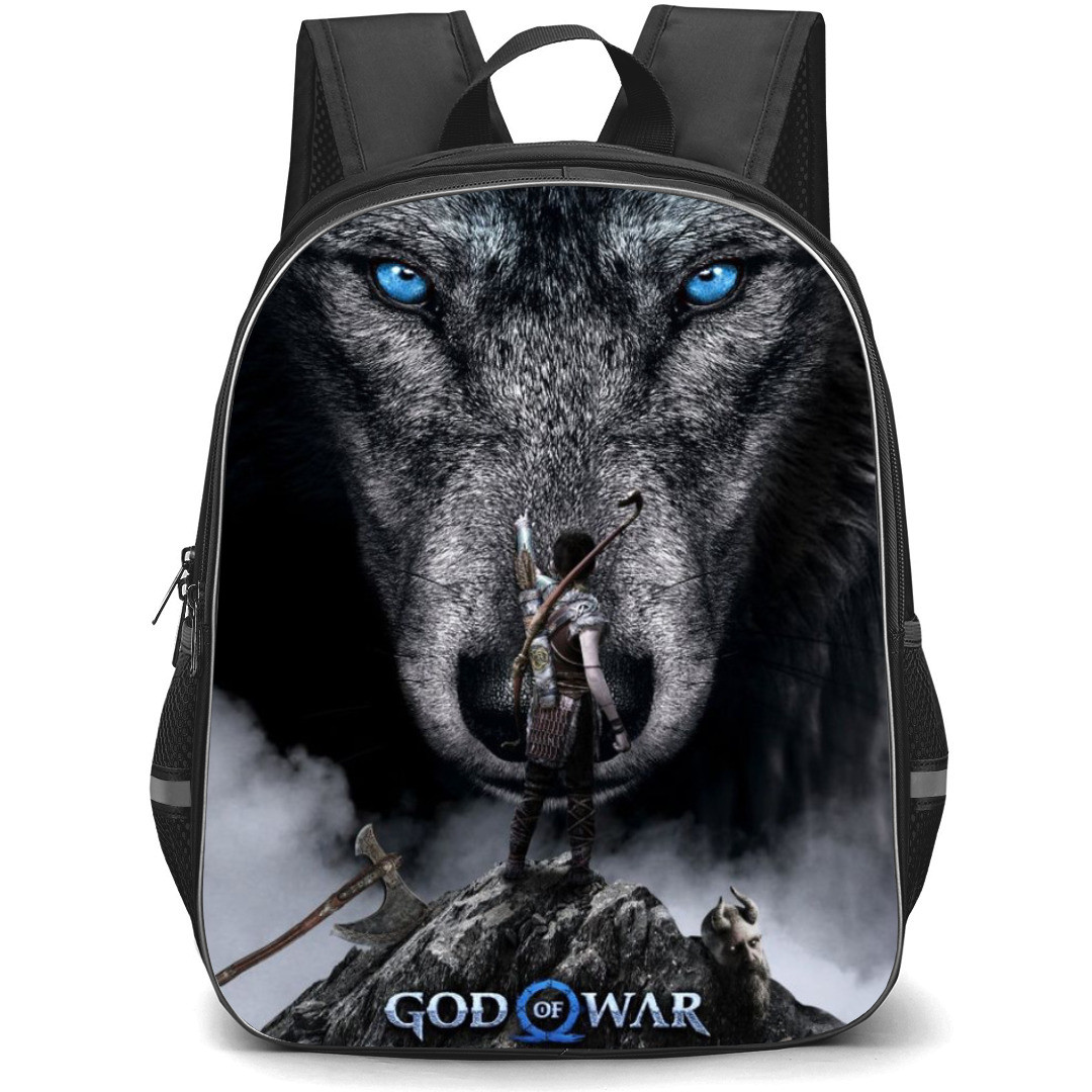God of War Ragnarok Atreus Backpack StudentPack - Atreus Wolf Series Poster