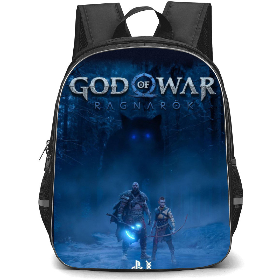 God of War Ragnarok Backpack StudentPack - Kratos And Atreus Series Poster