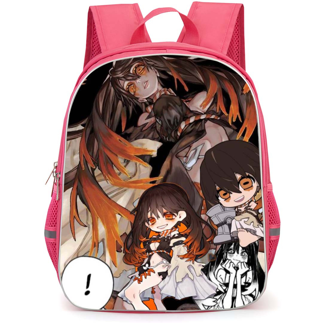 Gachiakuta Amo Empool Backpack StudentPack - Gachiakuta Amo Empool Manga Art Collage Poster