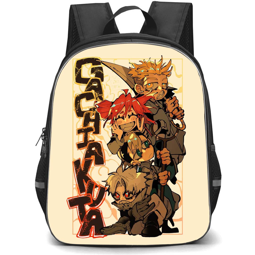 Gachiakuta Riyo Reaper Backpack StudentPack - Gachiakuta Riyo Reaper Chibi Art Poster