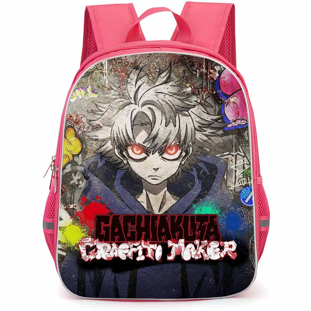 Gachiakuta Rudo Surebrec Backpack StudentPack - Gachiakuta Rudo Surebrec Graffiti Art Poster