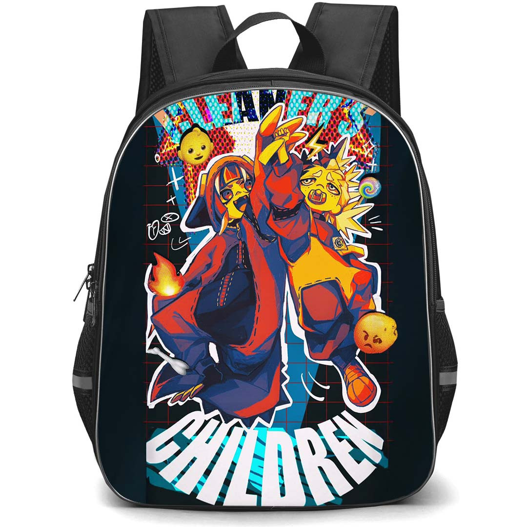 Gachiakuta Backpack StudentPack - Gachiakuta Rudo Surebrec And Guita Hebby Fantasia Illustration Art Poster