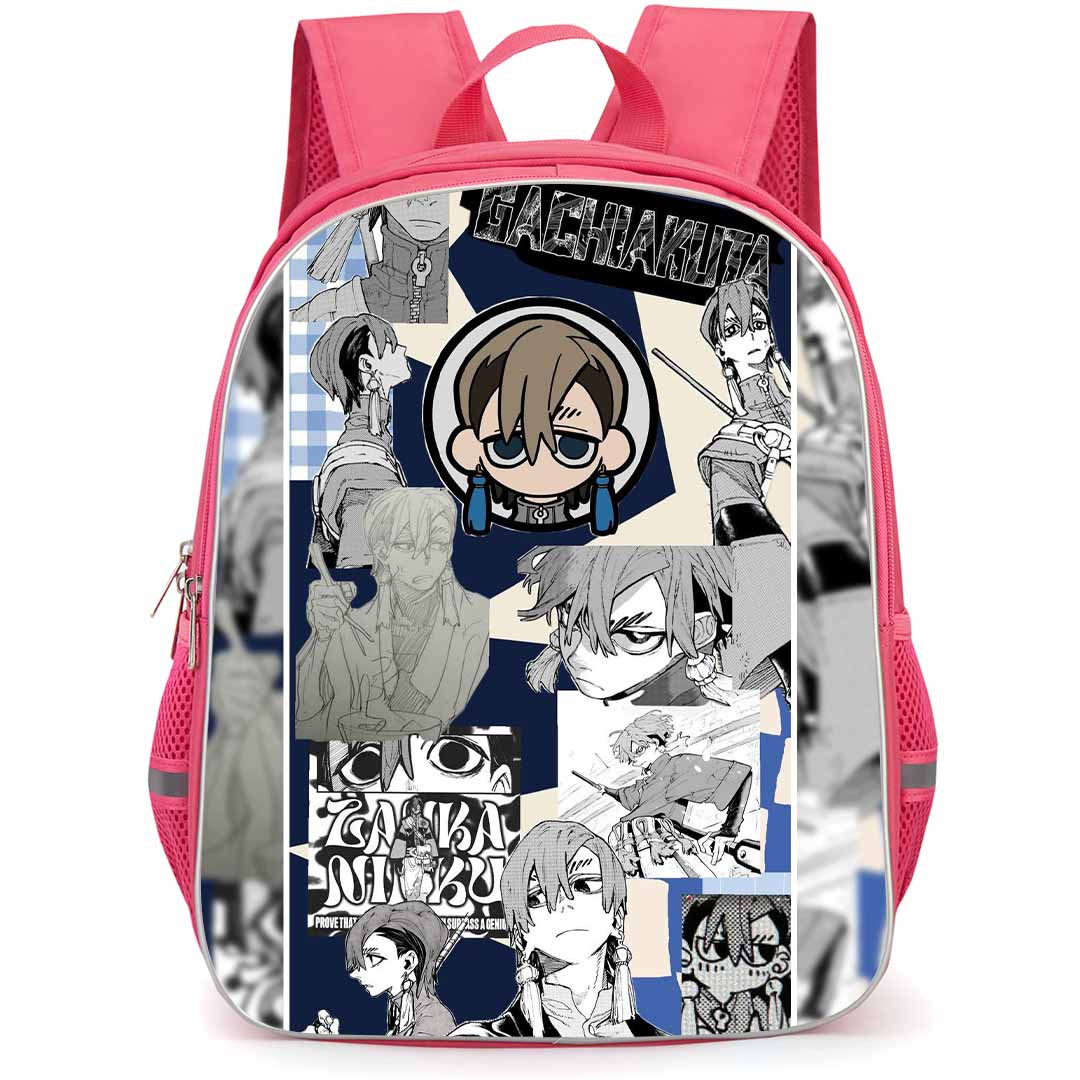 Gachiakuta Zanka Nijiku Backpack StudentPack - Gachiakuta Zanka Nijiku Collage Poster