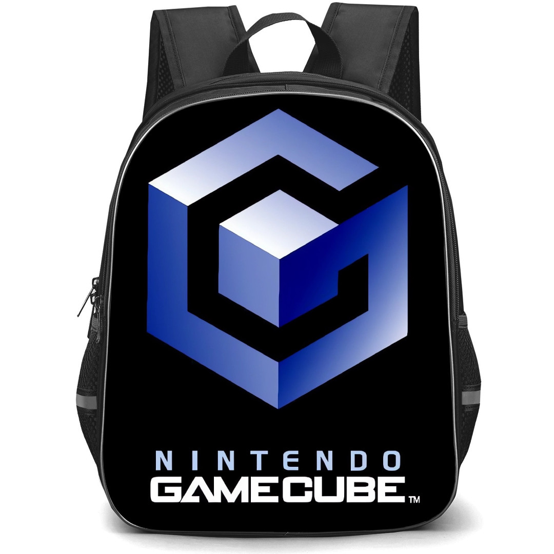 Gamer Backpack StudentPack - Game Cube Logo Black Background