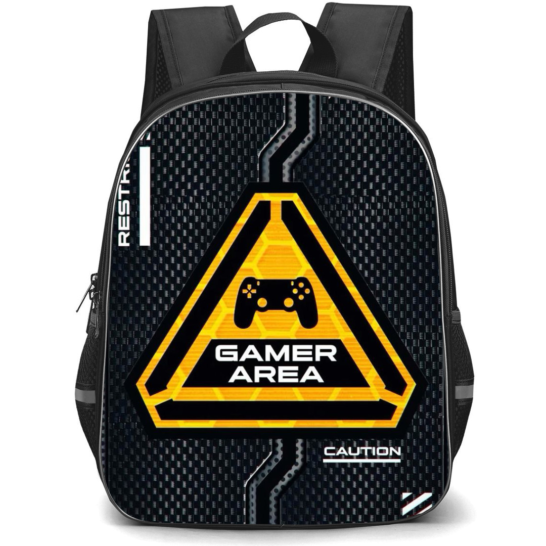 Gamer Backpack StudentPack - Gamer Area Caution