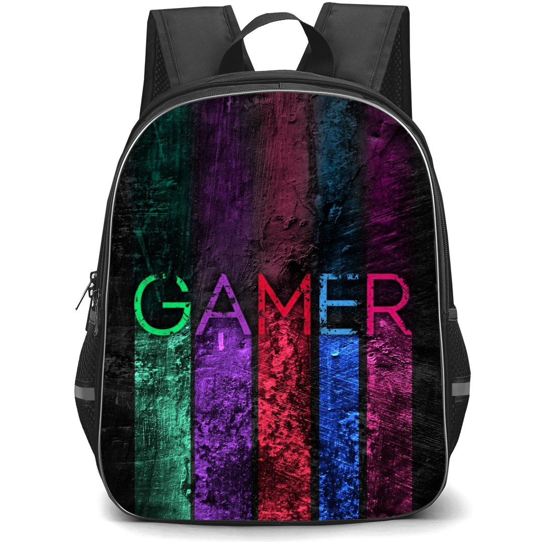 Gamer Backpack StudentPack - Gamer Color Stripes