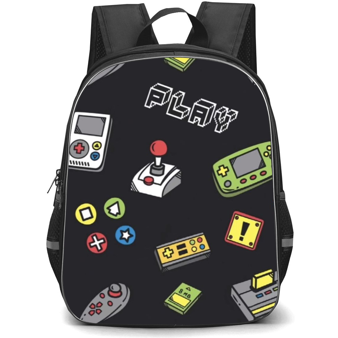 Gamer Backpack StudentPack - Pattern Art Play