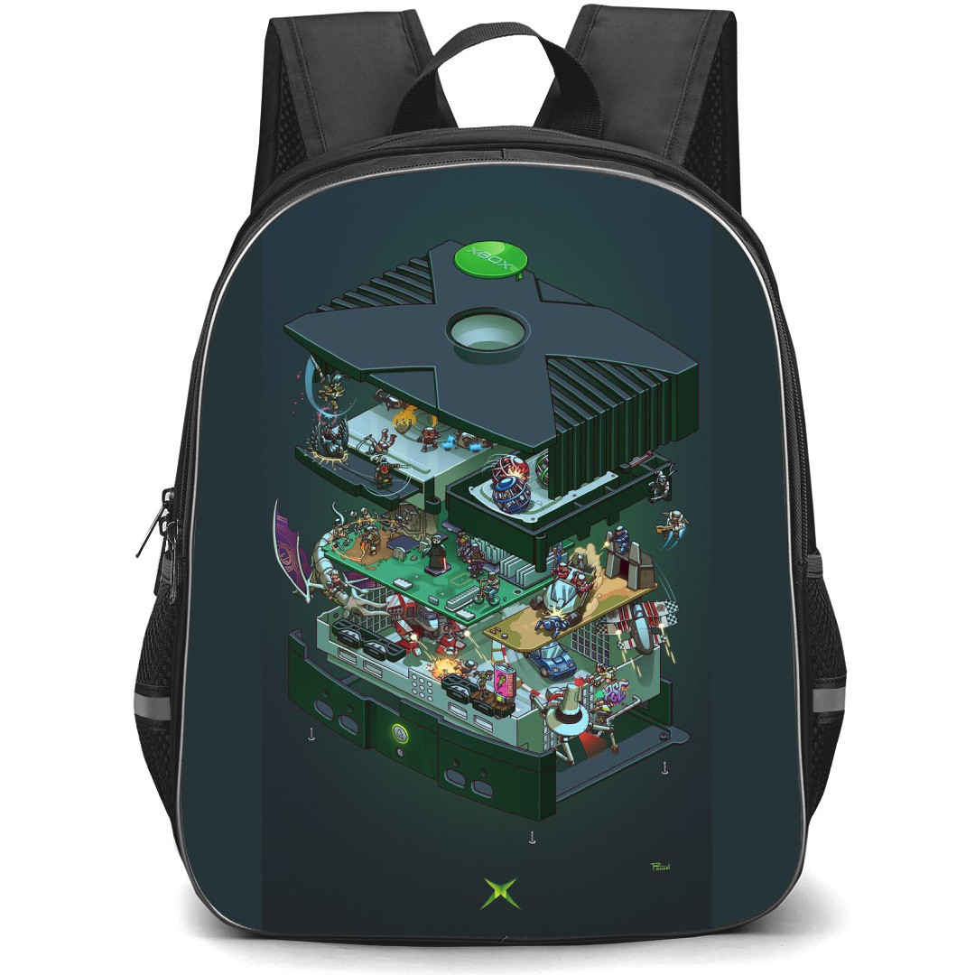 Gamer Backpack StudentPack - Xbox Exploded View
