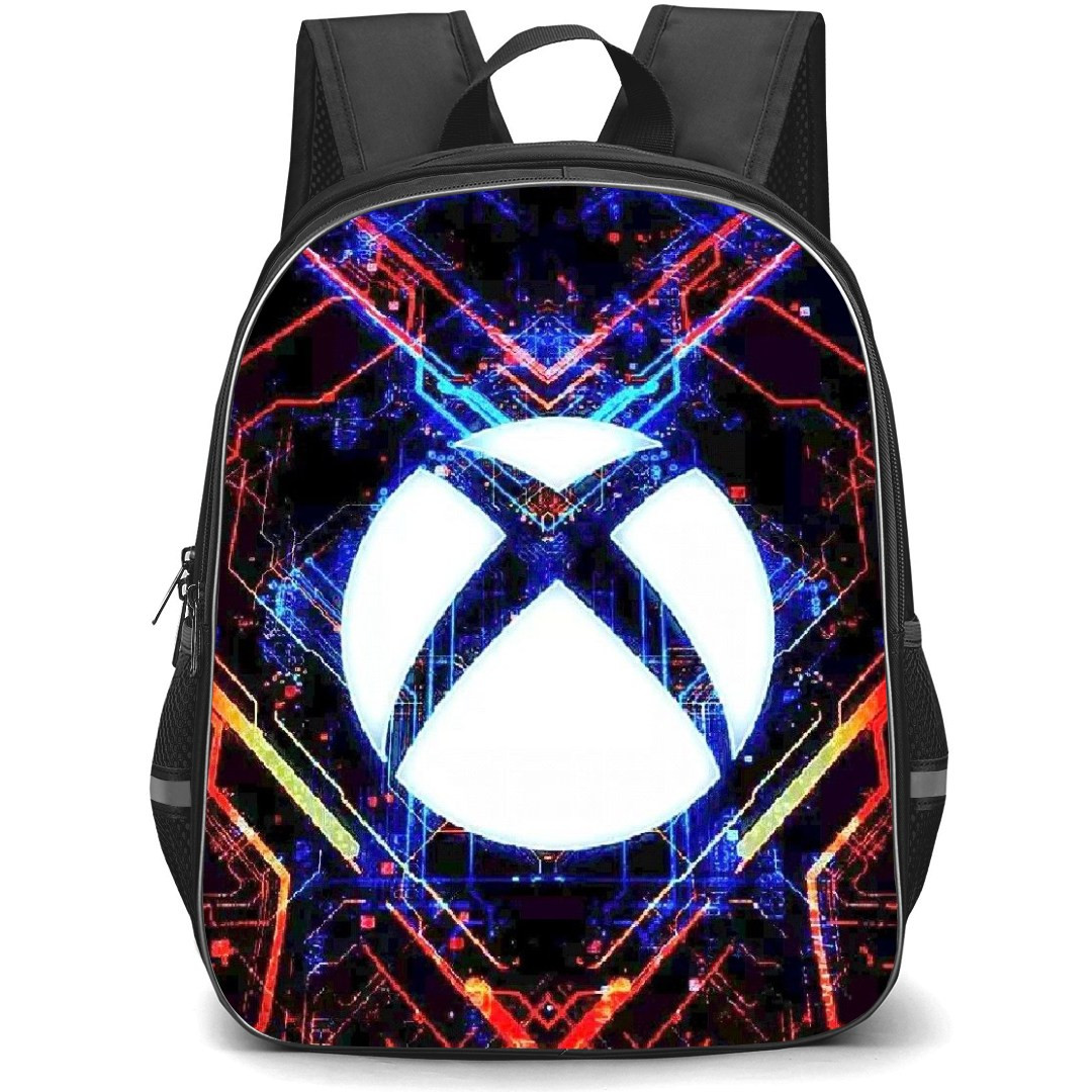 Gamer Backpack StudentPack - Xbox Logo Circuit Board Background