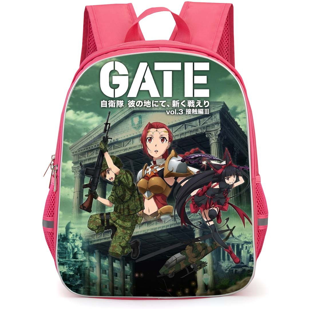 Gate Backpack School Bag StudentPack - Gate Characters Attack Series Poster