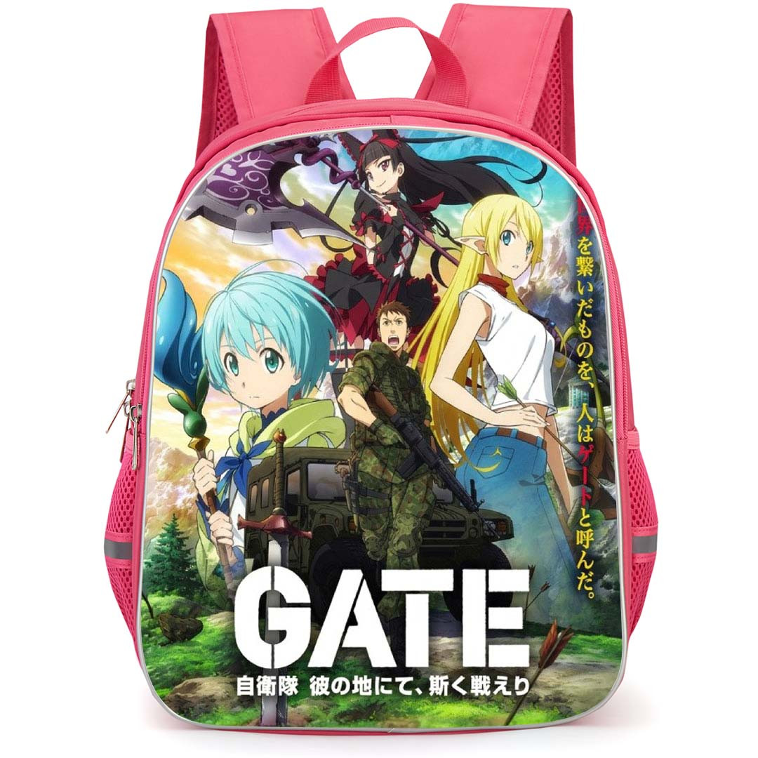 Gate Backpack School Bag StudentPack - Gate Characters Portrait Collage Series Poster
