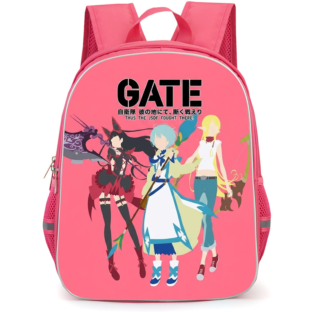 Gate Backpack School Bag StudentPack - Gate Characters Trio Minimal Series Poster