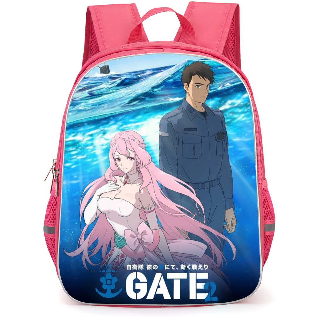 Gate Backpack School Bag StudentPack - Gate Tokushima Hajime And Primera Luna Avion Tides Of Conflict Series Poster