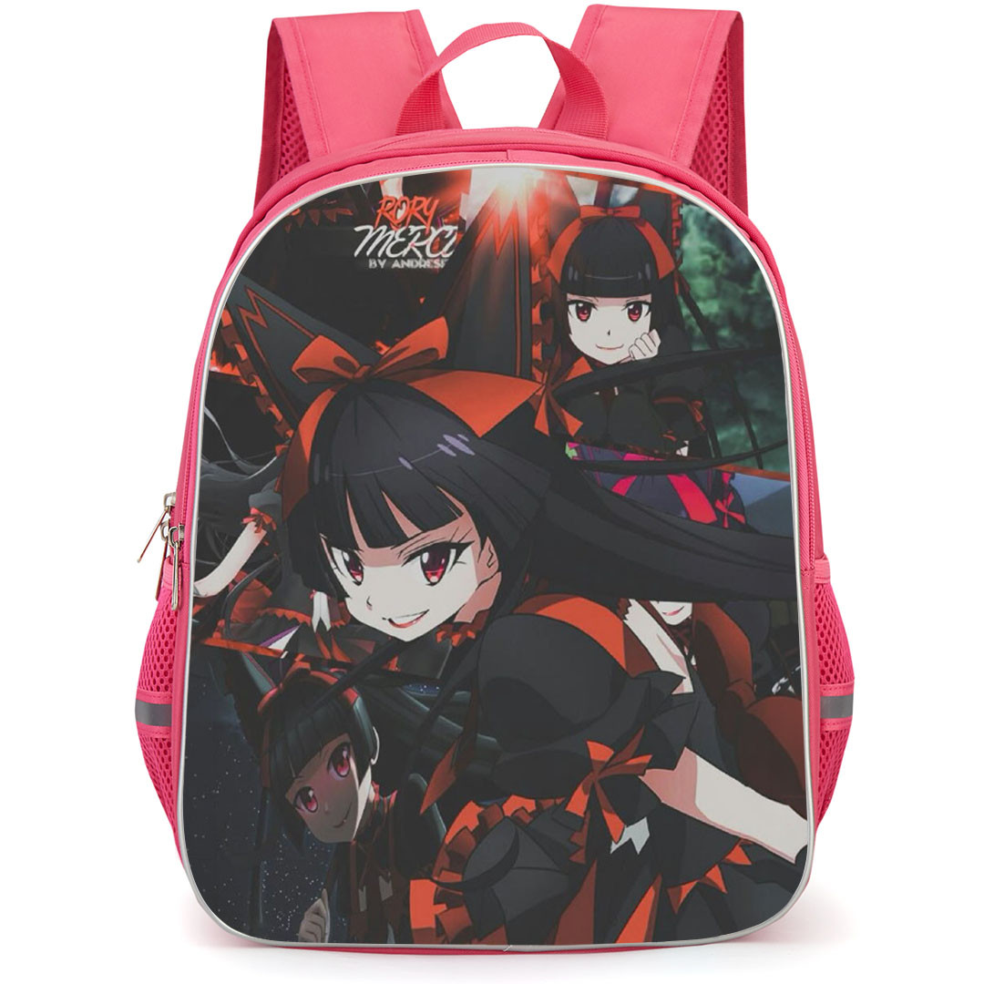 Gate Rory Mercury Backpack School Bag StudentPack - Rory Mercury Different Moods Portrait Collage