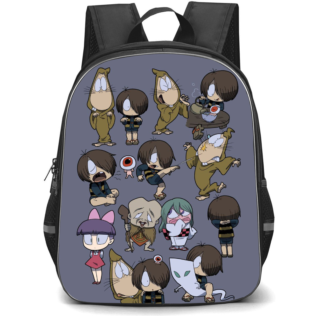 Gegege No Kitaro Backpack School Bag StudentPack - Characters Different Moods Collage