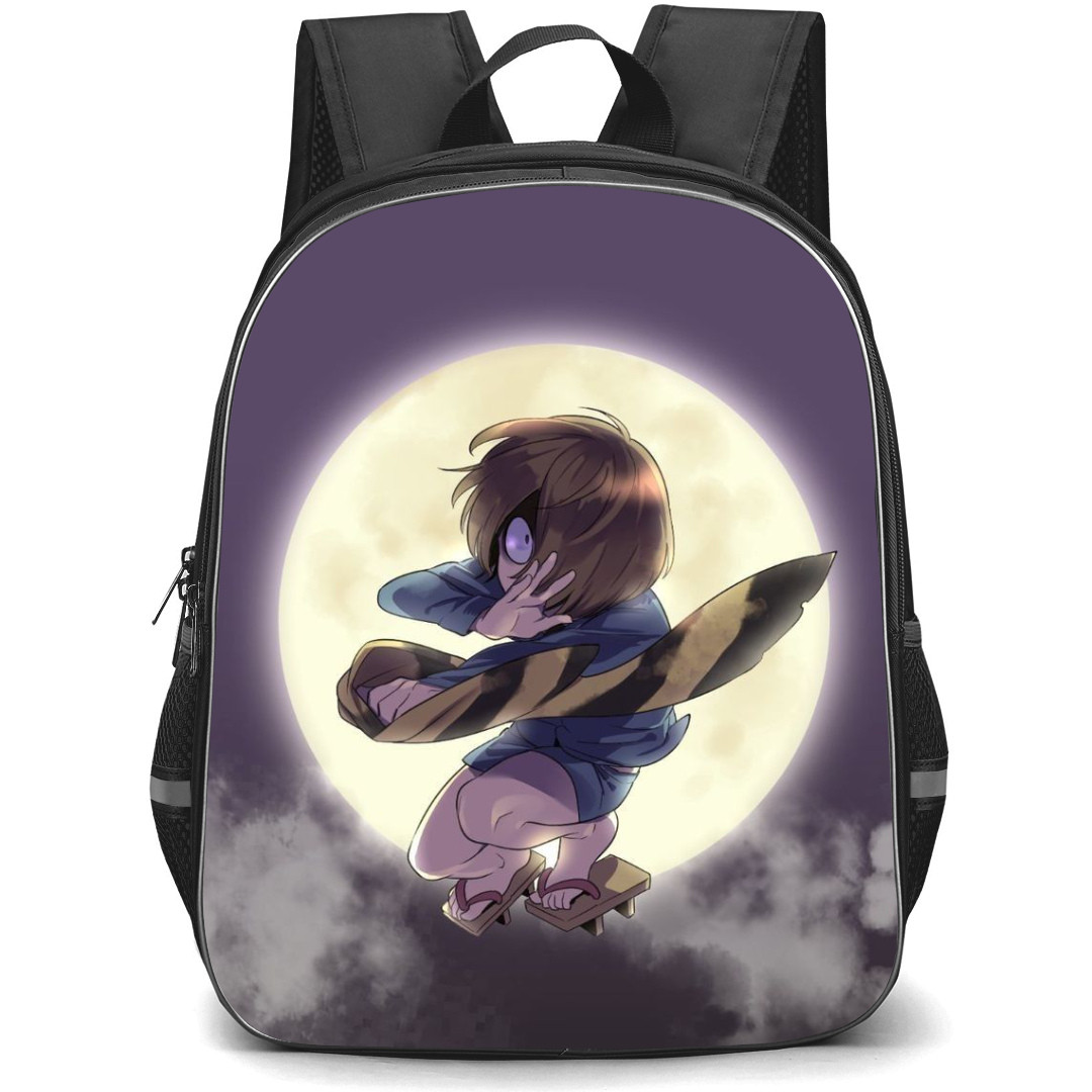Gegege No Kitaro Kitaro Backpack School Bag StudentPack - Kitaro Fighting Stance Moon Portrait
