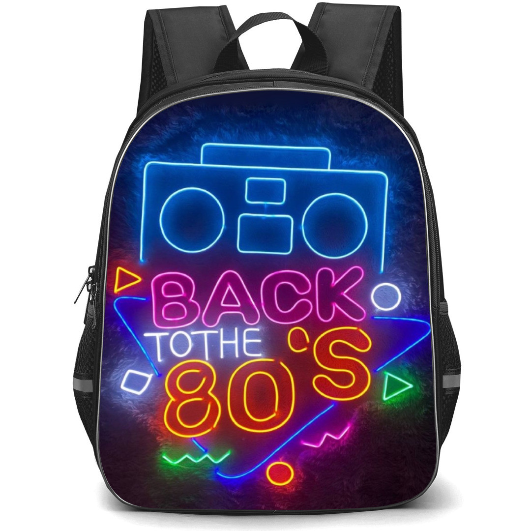 80s Backpack Student Pack - 80s Music Line Background