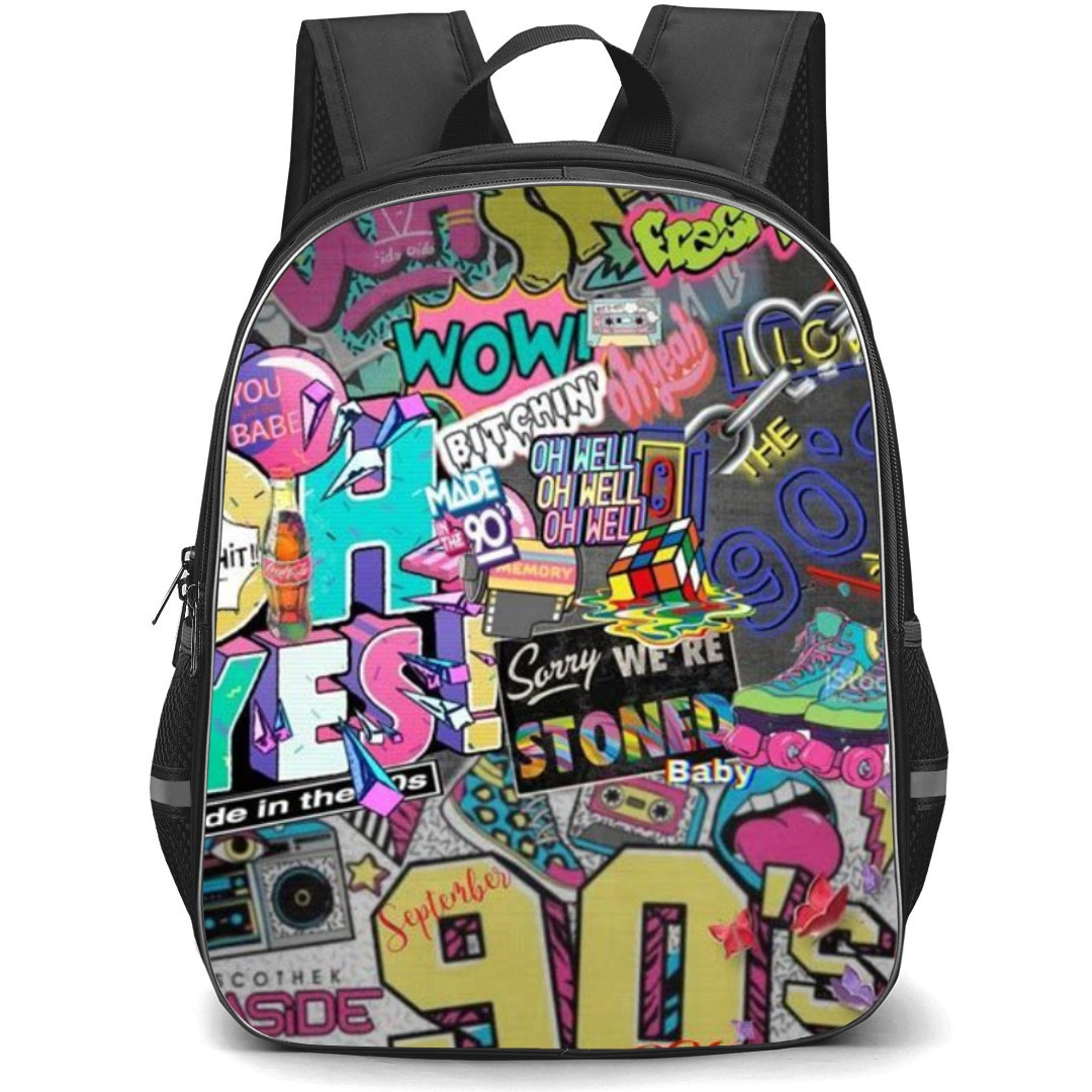 90s Backpack Student Pack - 90s Pop Art Wallpaper