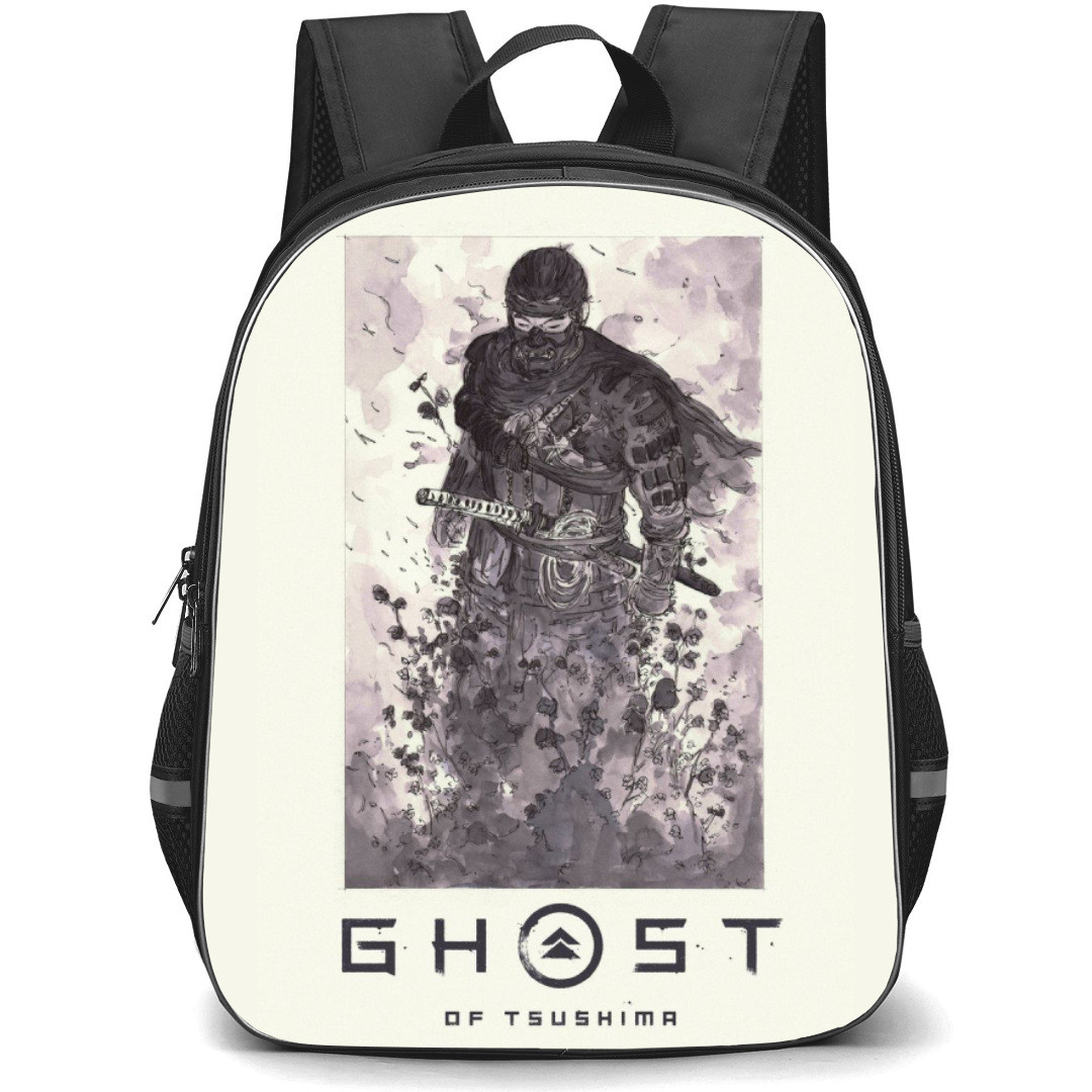 Ghost of Tsushima Backpack StudentPack - Series Portrait In Beige Poster
