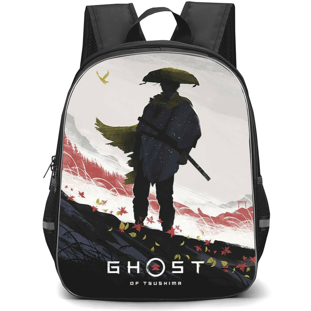 Ghost of Tsushima Backpack StudentPack - Series Portrait In Oil Paint Poster
