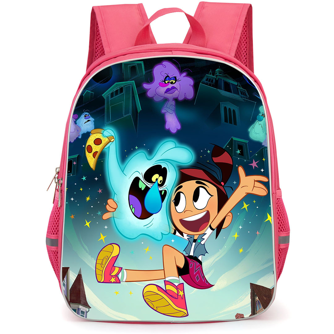 The Ghost And Molly McGee Backpack StudentPack - Molly And Scratch Pizza