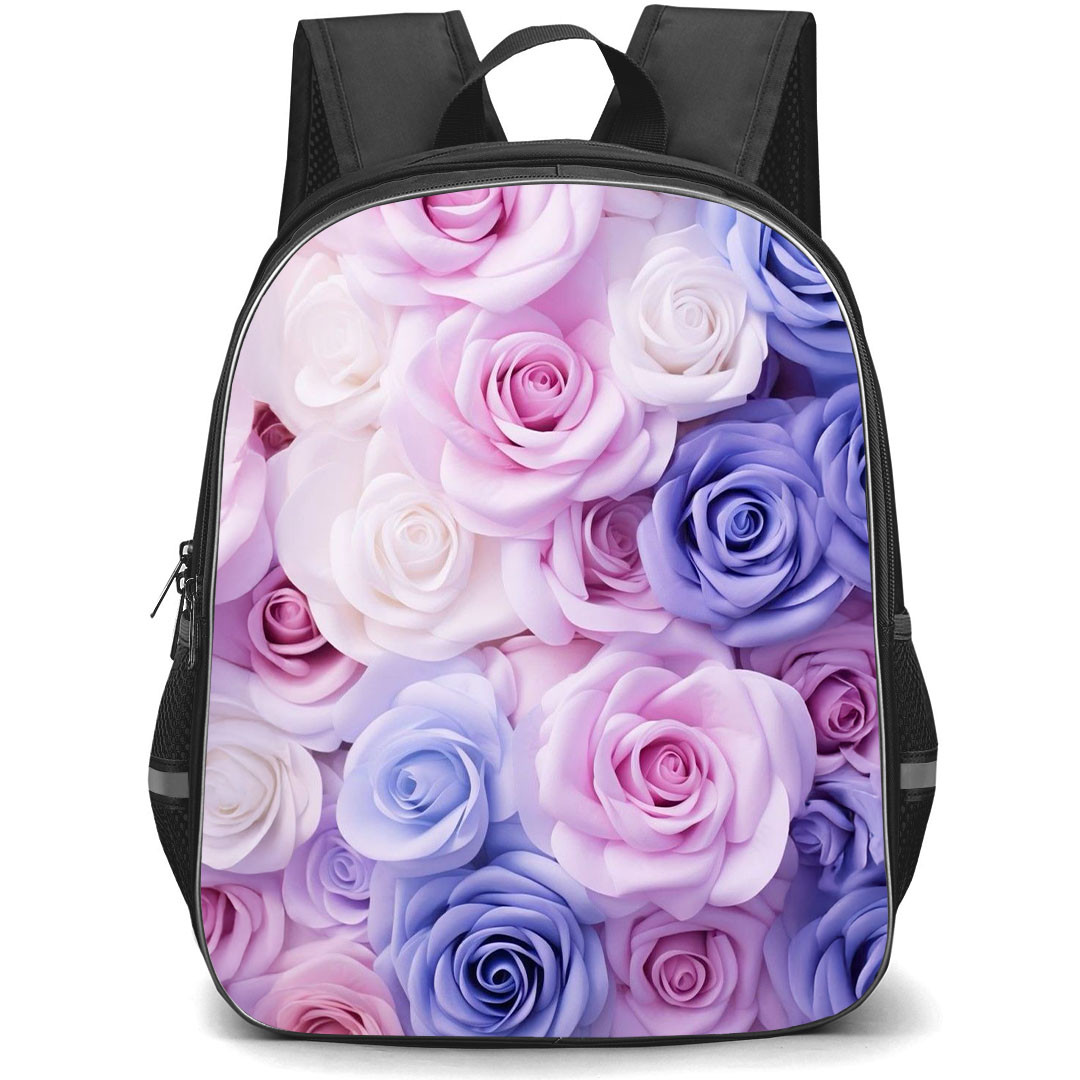 Girlish Backpack StudentPack - Girlish Baby Pink Roses