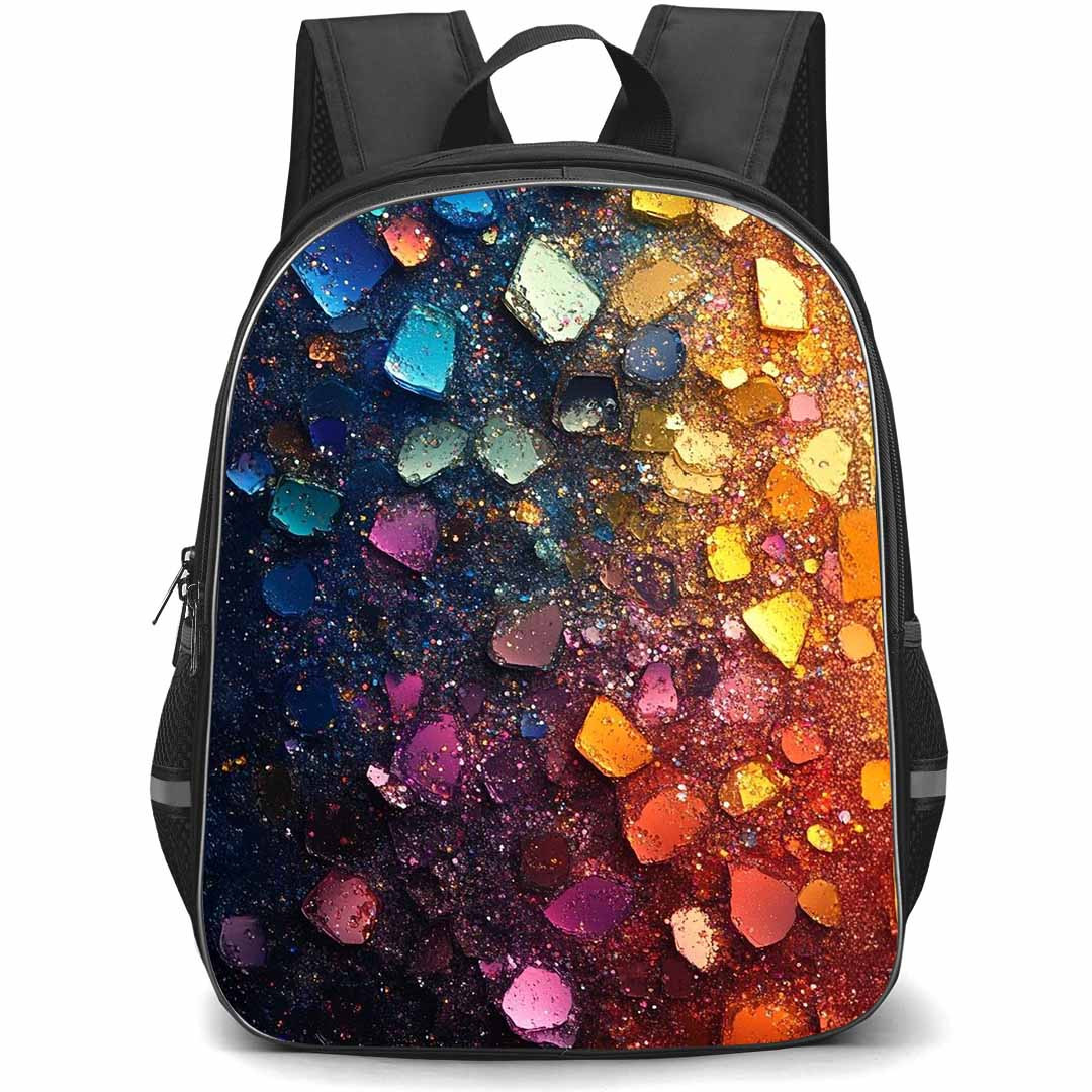 Girlish Backpack StudentPack - Girlish Rainbow Scale Glitter