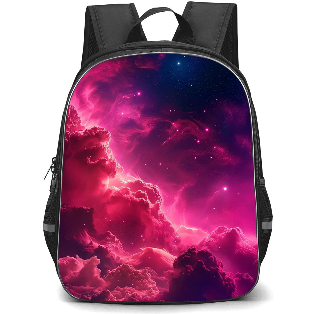 Girlish Backpack StudentPack - Girlish Red Galaxy