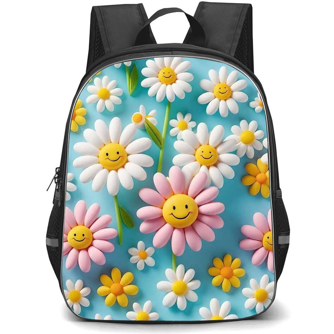 Girlish Backpack StudentPack - Girlish Smiling Sunflowers