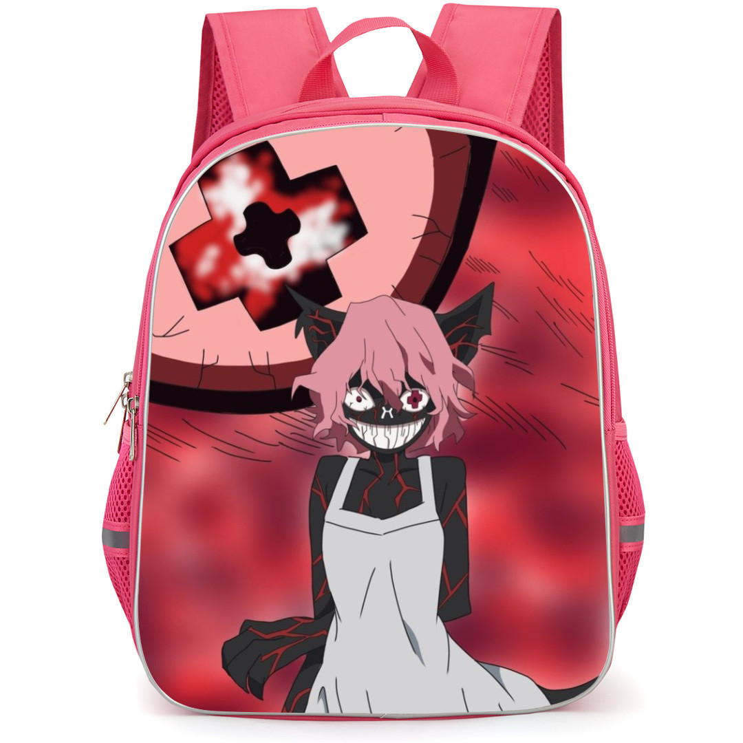 Gleipnir Chihiro Yoshioka Backpack StudentPack - Chihiro Yoshioka Red Eye Background
