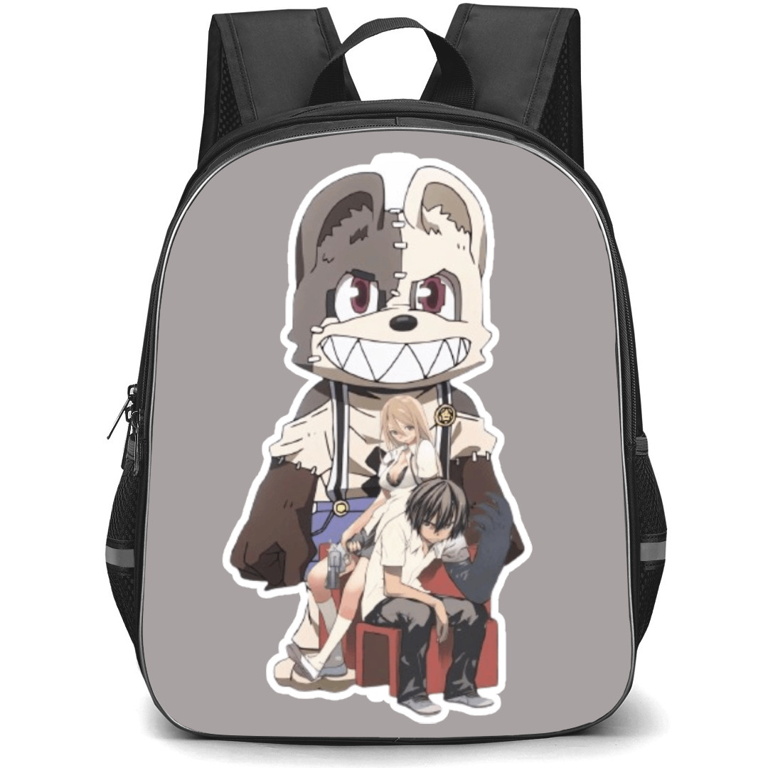 Gleipnir Shuichi Kagaya Backpack StudentPack - Shuichi Kagaya & Clair Aoki Sitting Sticker Art
