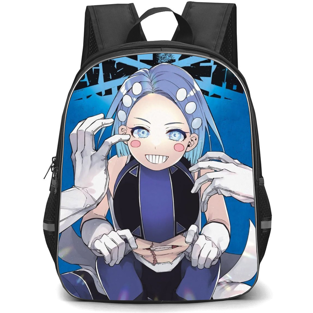 Go Go Loser Ranger Backpack StudentPack - Go Go Loser Ranger Blue Keeper Komachi Aizome Black And Blue Background