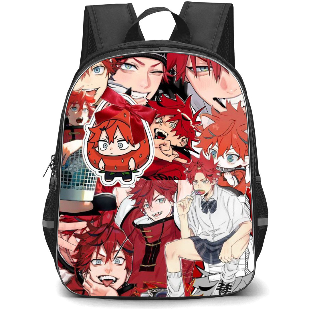 Gokurakugai Alma Backpack School Bag StudentPack - Alma Different Moods Sticker Collage