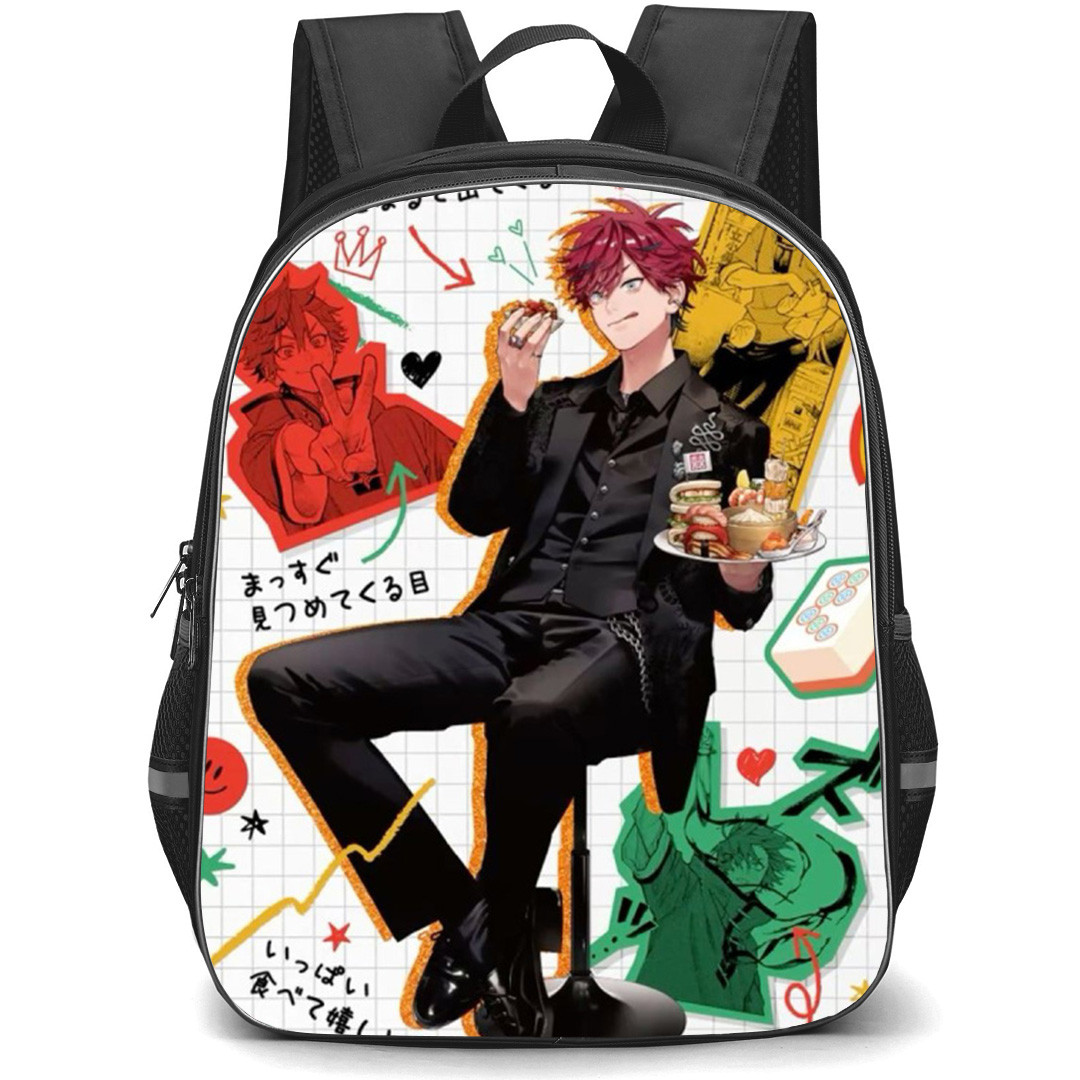 Gokurakugai Alma Backpack School Bag StudentPack - Alma Doodle Paper Portrait Poster