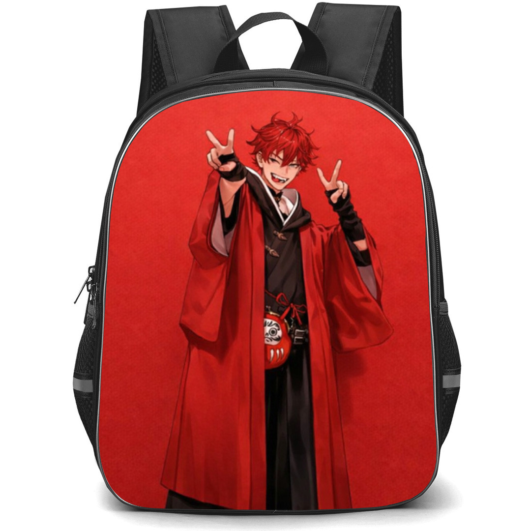 Gokurakugai Alma Backpack School Bag StudentPack - Alma Wacky Smiling Red Portrait Poster