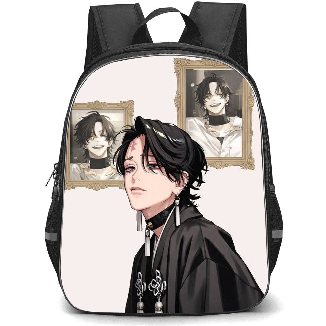 Gokurakugai Yoru Backpack School Bag StudentPack - Yoru Fierce Side Portrait