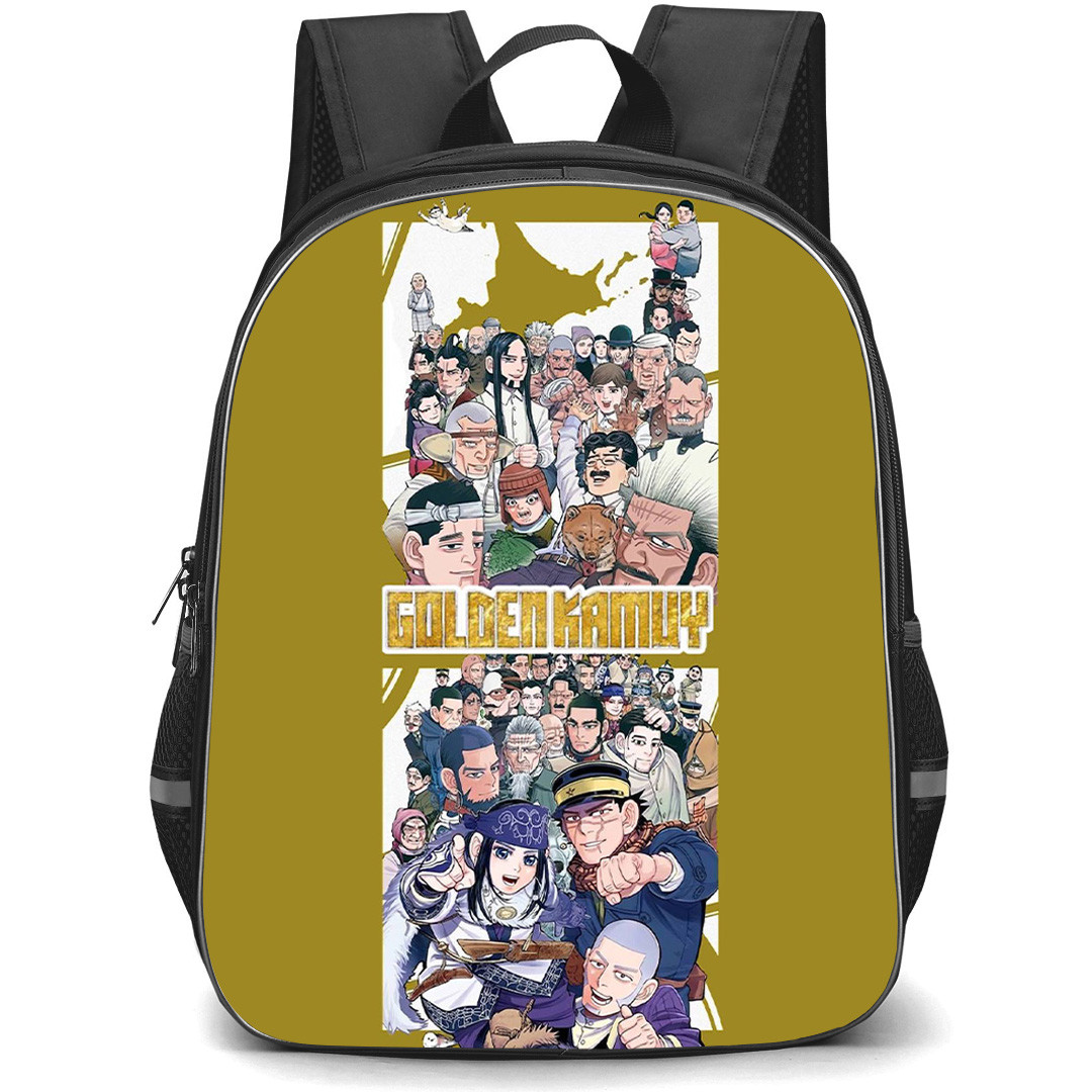 Golden Kamuy Backpack School Bag StudentPack - Golden Kamuy Fanbook Cover Illustration Art Poster