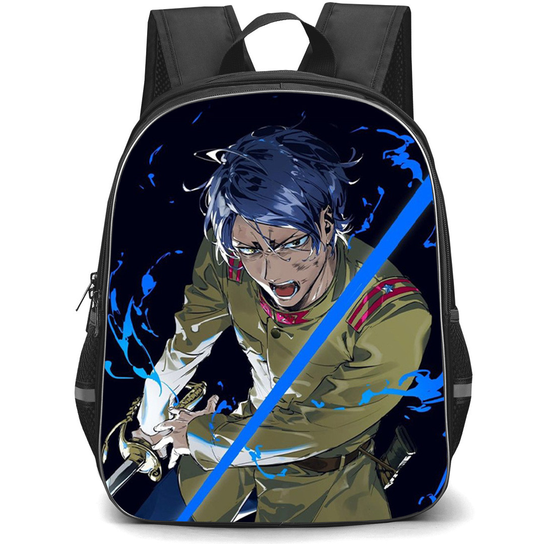 Golden Kamuy Otonoshin Koito Backpack School Bag StudentPack - Golden Kamuy Otonoshin Koito In An Action Posture Anime Art Poster